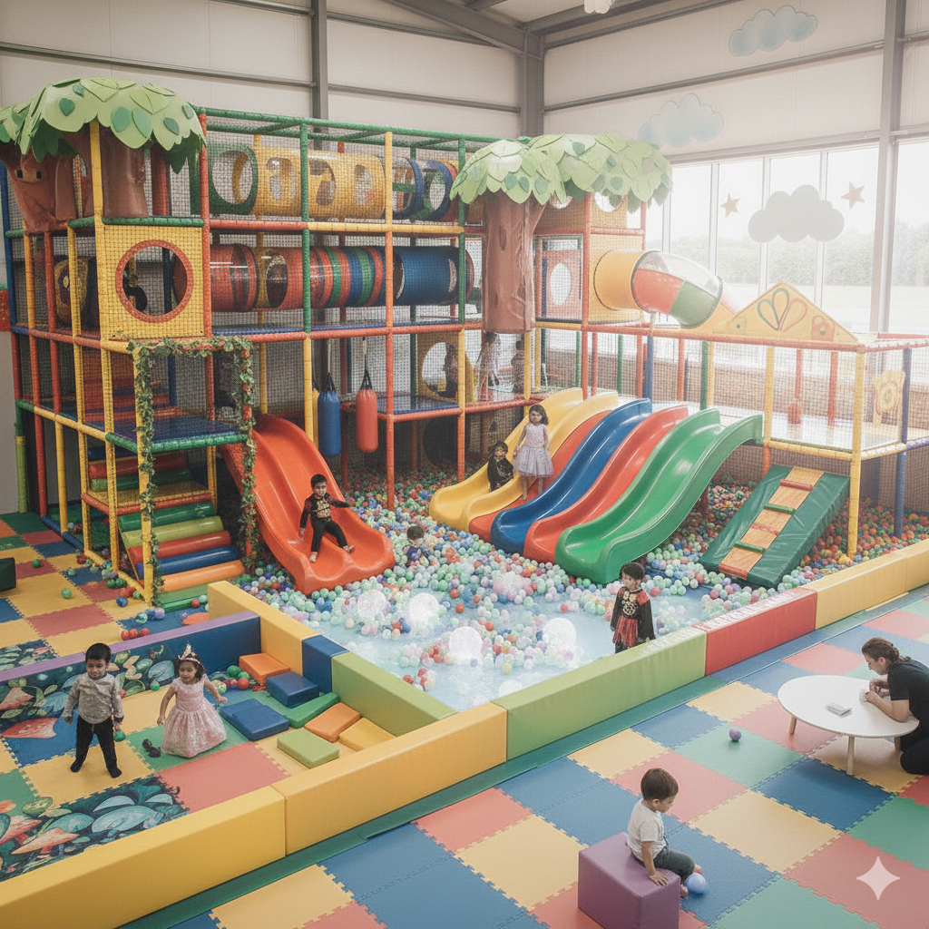 A woman standing in tall grass